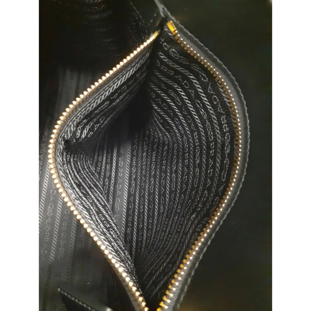 Prada Symbol Topstitch Leather Bag - Picture 9 of 9